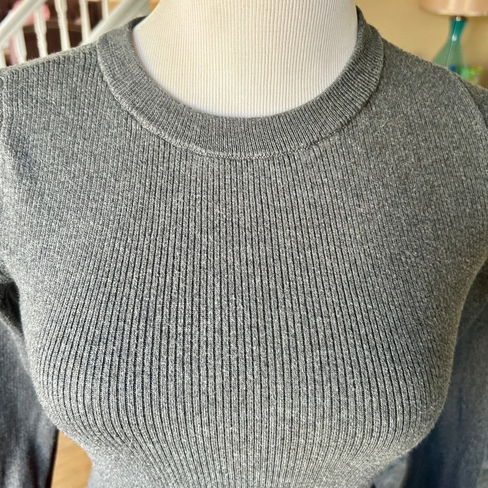 Gap Girls XL Red Buffalo Plaid 2-in-1 Sweater Dress Cotton Grey